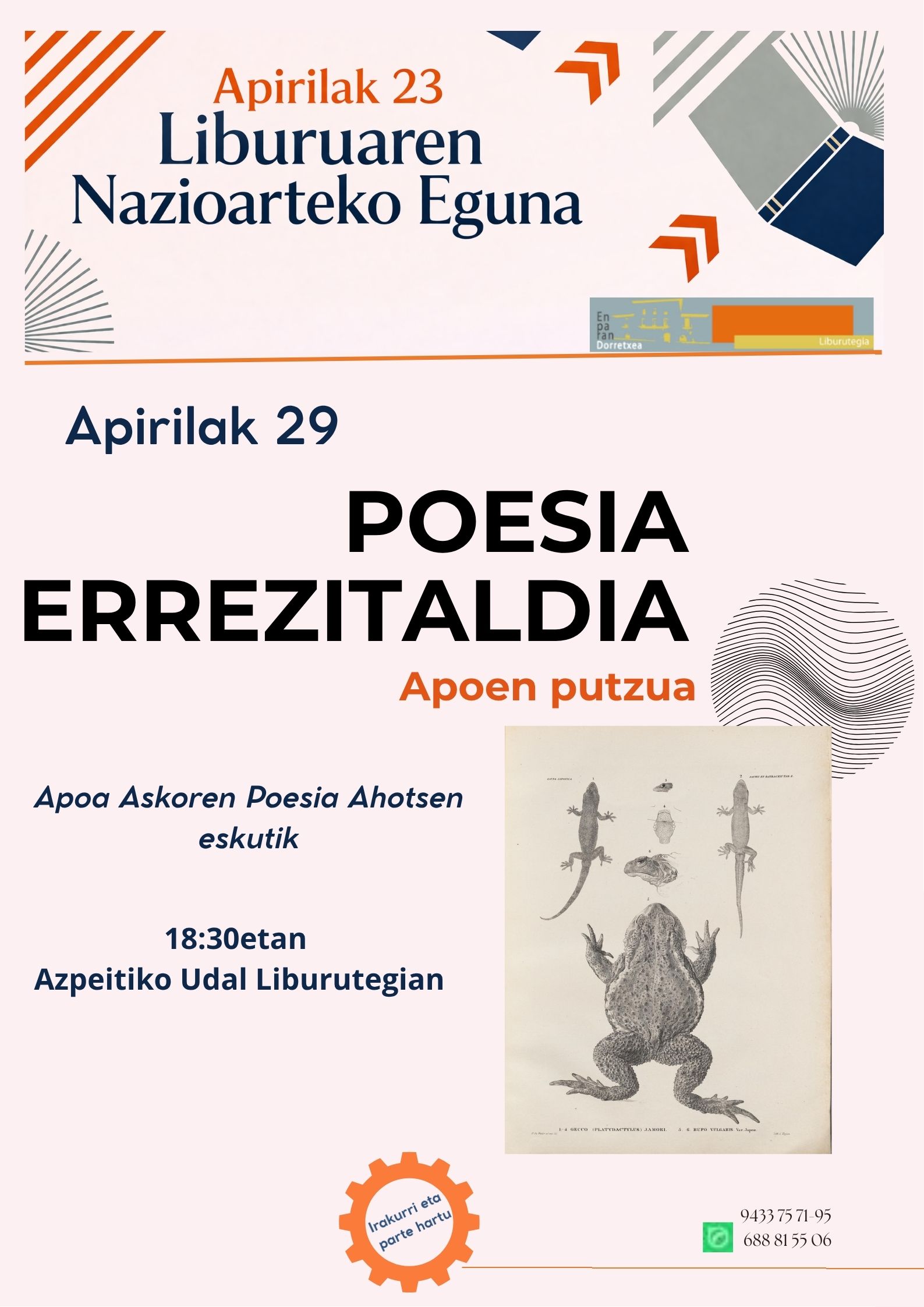 Poesia errezitaldia: Apoen putzua