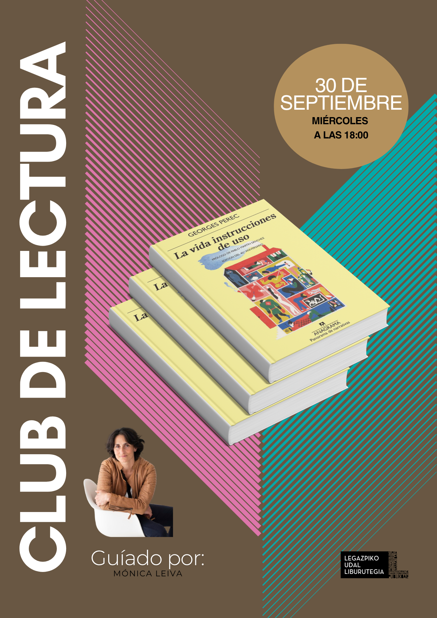 Reuni&oacute;n en septiembre del club de lectura para adultos en castellano